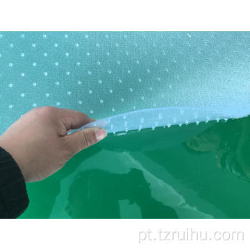 Tapetes de cadeira de tapete cravejado de PVC transparentes